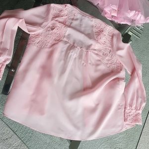 Sweet pea pink delicate blouse